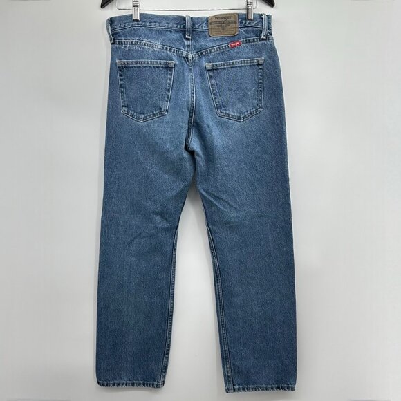 Vintage Wrangler Regular Fit Double Stone Wash Straight Leg Jeans Size 32/30 - Picture 4 of 6